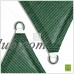 ColourTree 12' x 12' x 12' Sun Shade Sail Canopy ?Triangle Green - Commercial Standard Heavy Duty - 160 GSM - 4 Years Warranty   